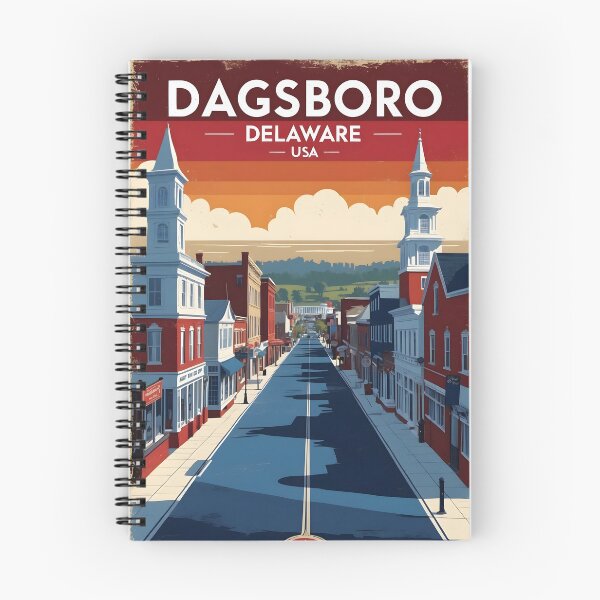 Item preview, Dagsboro Delaware USA Vintage Travel Tourism designed and sold by TravelersGems.