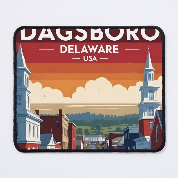 Item preview, Dagsboro Delaware USA Vintage Travel Tourism designed and sold by TravelersGems.