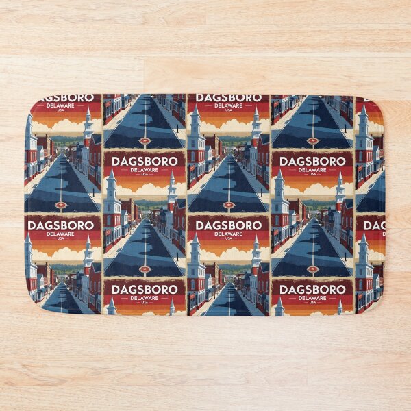 Item preview, Dagsboro Delaware USA Vintage Travel Tourism designed and sold by TravelersGems.