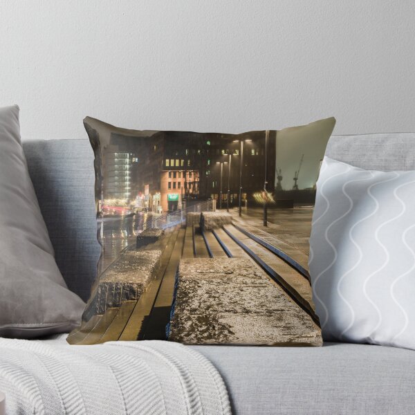 Item preview, Misty Nights on Wet Concrete – Industrial City Glow designed and sold by Ellaire.