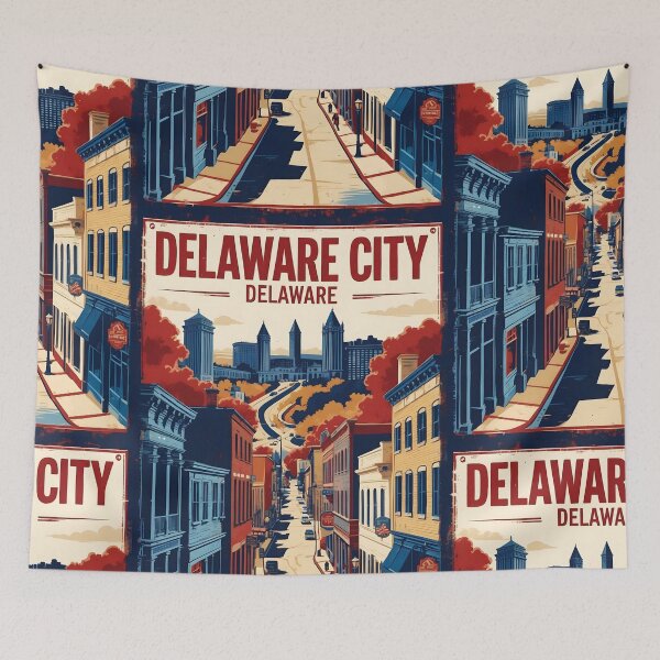 Item preview, Delaware City Delaware 1950s USA Vintage Travel Tourism designed and sold by TravelersGems.