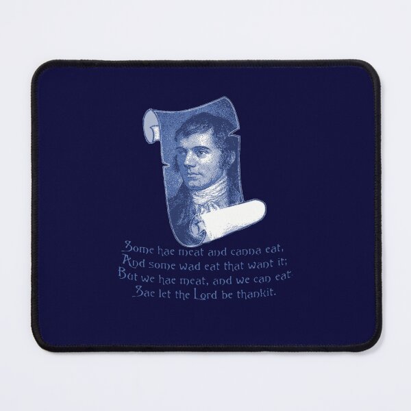 Item preview, The Selkirk Grace Burns Night Supper Prayer In Blue designed and sold by taiche.