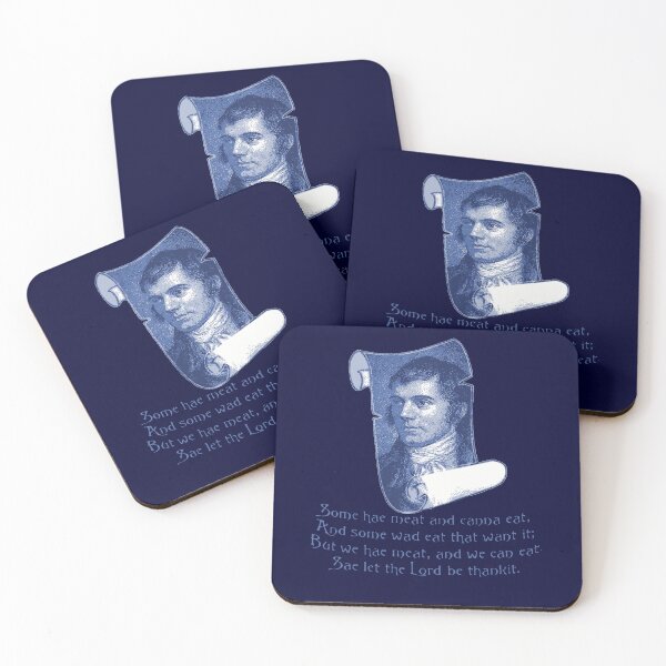 Item preview, The Selkirk Grace Burns Night Supper Prayer In Blue designed and sold by taiche.