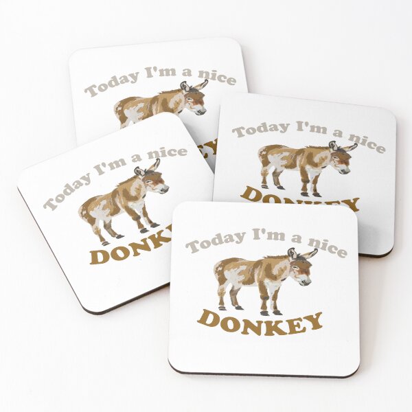 Item preview, Today I'm a nice Donkey and Donkeys and Animals and Funny Gift For Friends designed and sold by QuickEyes.