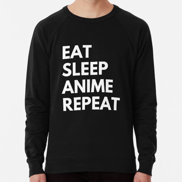 Item preview, Eat sleep Anime Repeat designed and sold by AmmarSherJaan.
