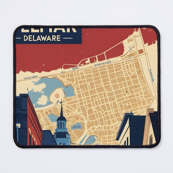 Item preview, Delmar Delaware USA Vintage Travel Tourism designed and sold by TravelersGems.