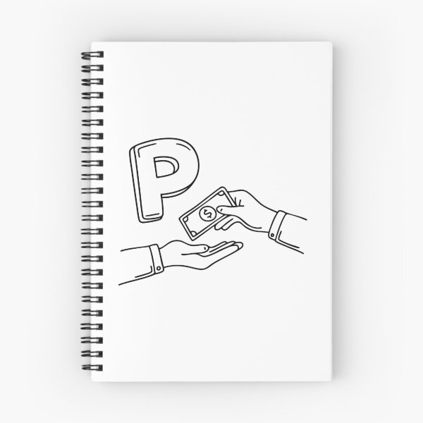 Item preview, An illustration of letter P stand for payment designed and sold by rasagamastore.