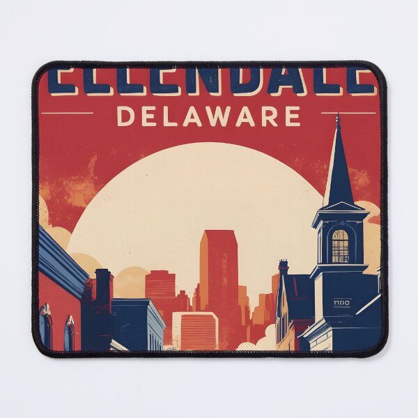 Item preview, Ellendale Delaware 1950s USA Vintage Travel Tourism designed and sold by TravelersGems.