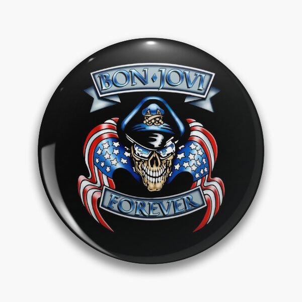 Item preview, Funny Skeleton bon jovi Skull Forever designed and sold by RyanTee-Awesome.
