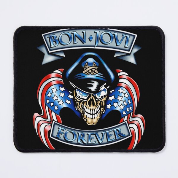 Item preview, Funny Skeleton bon jovi Skull Forever designed and sold by RyanTee-Awesome.