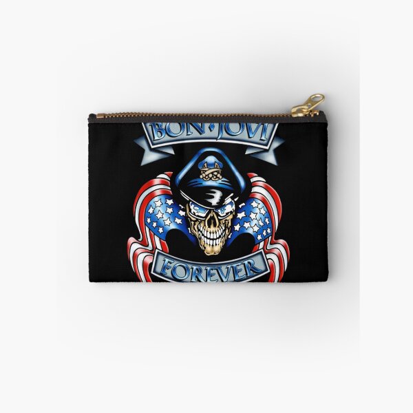Item preview, Funny Skeleton bon jovi Skull Forever designed and sold by RyanTee-Awesome.