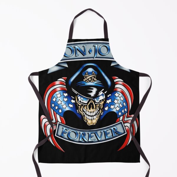 Item preview, Funny Skeleton bon jovi Skull Forever designed and sold by RyanTee-Awesome.