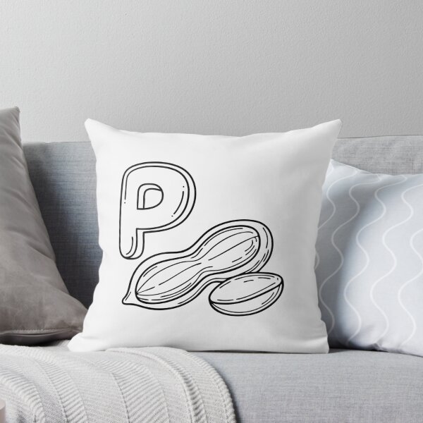 Item preview, An illustration of letter P stand for peanut designed and sold by rasagamastore.