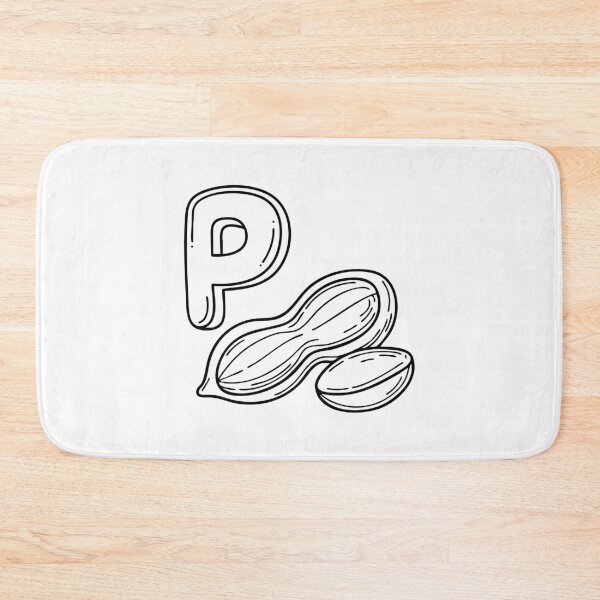 Item preview, An illustration of letter P stand for peanut designed and sold by rasagamastore.