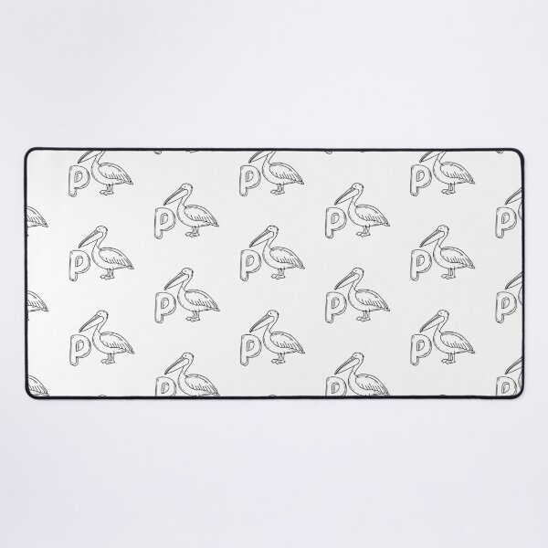 Item preview, An illustration of letter P stand for pelican designed and sold by rasagamastore.