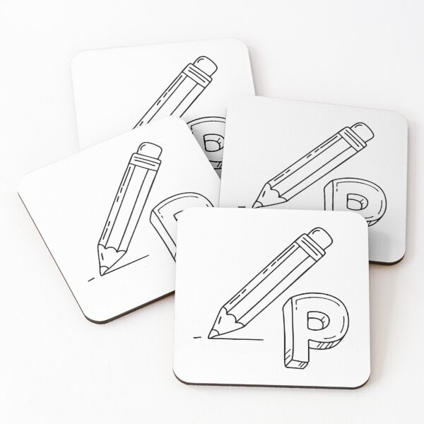 Item preview, An illustration of letter P stand for pencil designed and sold by rasagamastore.