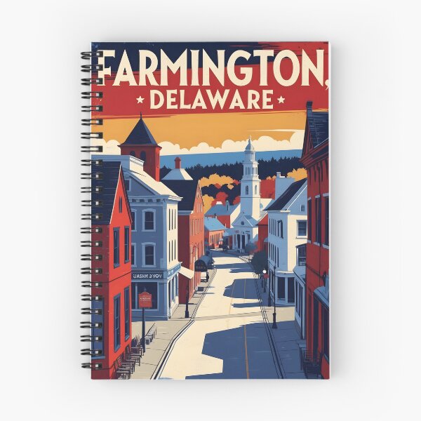 Item preview, Farmington Delaware USA Vintage Travel Tourism designed and sold by TravelersGems.