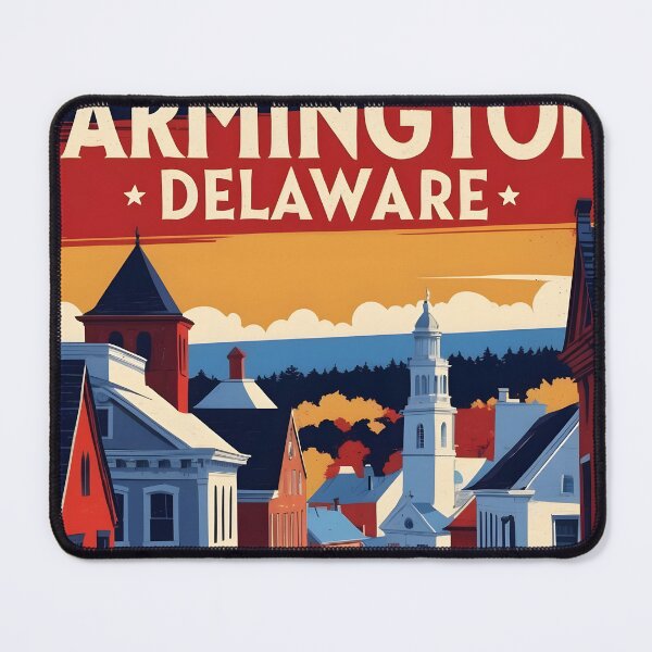 Item preview, Farmington Delaware USA Vintage Travel Tourism designed and sold by TravelersGems.