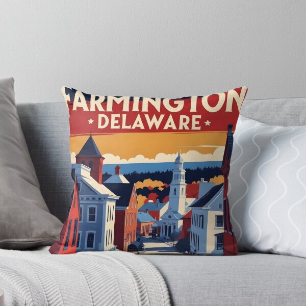 Item preview, Farmington Delaware USA Vintage Travel Tourism designed and sold by TravelersGems.