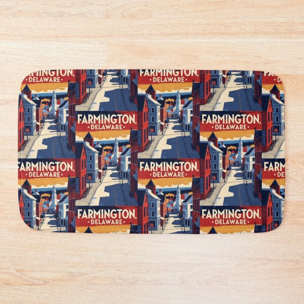 Item preview, Farmington Delaware USA Vintage Travel Tourism designed and sold by TravelersGems.