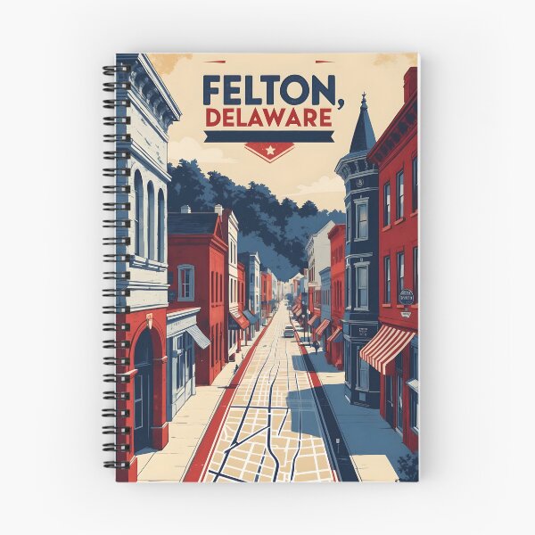 Item preview, Felton Delaware 1950s USA Vintage Travel Tourism designed and sold by TravelersGems.