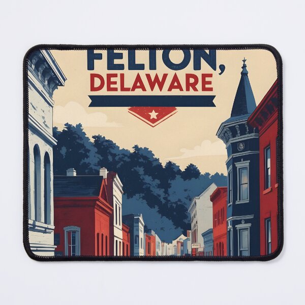 Item preview, Felton Delaware 1950s USA Vintage Travel Tourism designed and sold by TravelersGems.