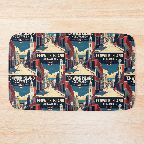 Item preview, Fenwick Island Delaware USA Vintage Travel Tourism designed and sold by TravelersGems.