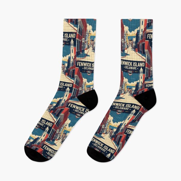 Item preview, Fenwick Island Delaware USA Vintage Travel Tourism designed and sold by TravelersGems.