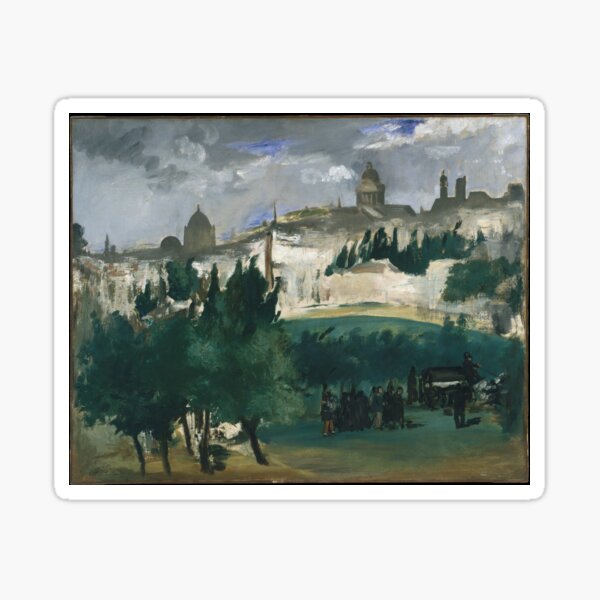 Aperçu de l'œuvre Edouard Manet Le tableau des funérailles créée et vendue par RosesVisuals.