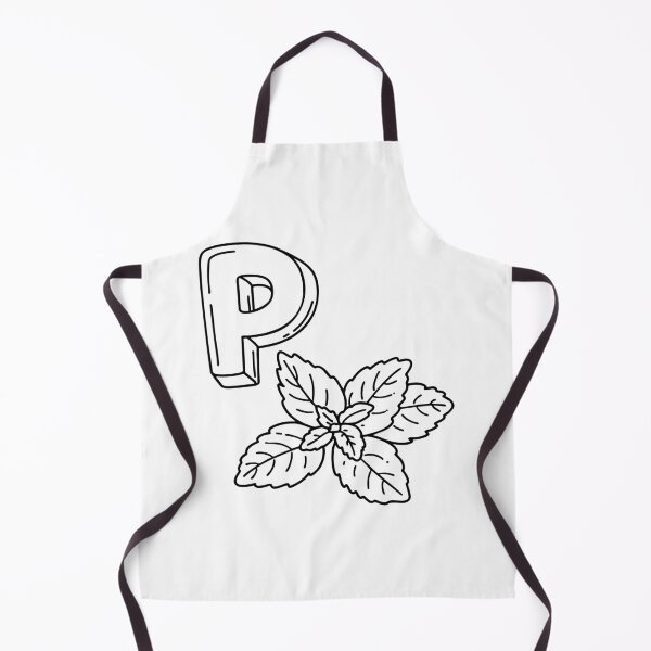 Item preview, An illustration of letter P stand for peppermint designed and sold by rasagamastore.