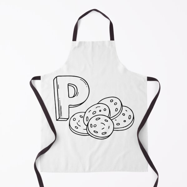 Item preview, An illustration of letter P stand for pepperoni designed and sold by rasagamastore.