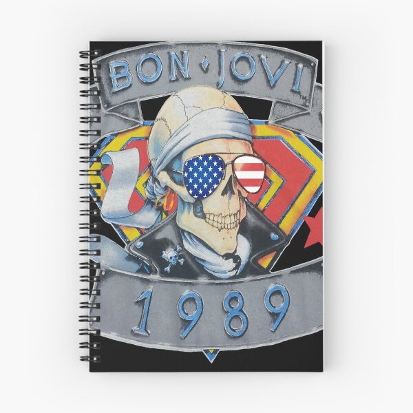 Item preview, Skull Bon Jovi 1989 Logo Forever Tour Skeleton Sigertv  designed and sold by RyanTee-Awesome.