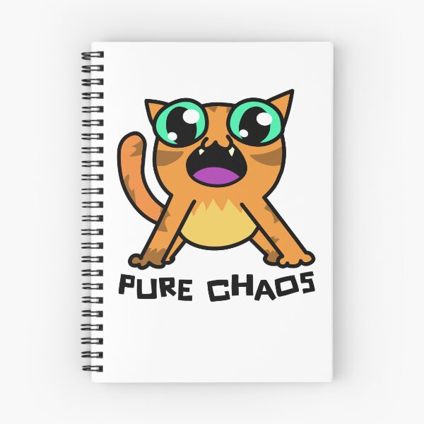 Item preview, Cute Orange Cat - Pure Chaos designed and sold by CatShirtDotShop.