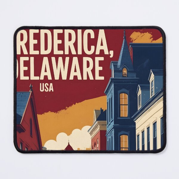 Item preview, Frederica Island Delaware USA Vintage Travel Tourism designed and sold by TravelersGems.