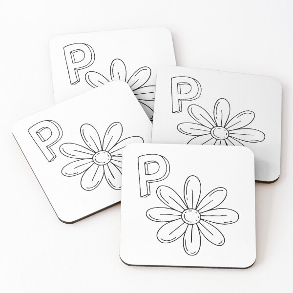 Item preview, An illustration of letter P stand for petal designed and sold by rasagamastore.