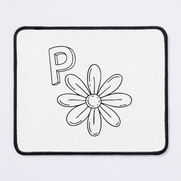 Item preview, An illustration of letter P stand for petal designed and sold by rasagamastore.
