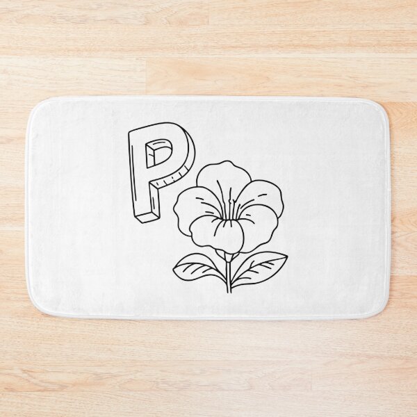 Item preview, An illustration of letter P stand for petunia designed and sold by rasagamastore.