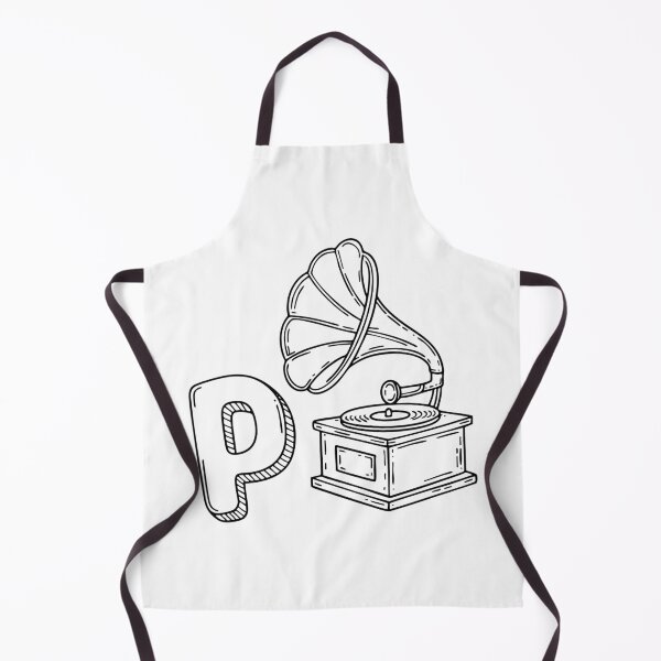 Item preview, An illustration of letter P stand for phonograph designed and sold by rasagamastore.