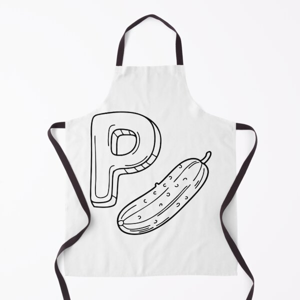 Item preview, An illustration of letter P stand for pickle designed and sold by rasagamastore.