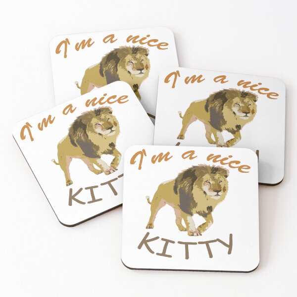 Item preview, I'm a nice Kitty and Kats and Animals aFriends designed and sold by QuickEyes.
