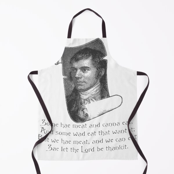 Item preview, The Selkirk Grace Burns Night Supper Prayer In Grey designed and sold by taiche.