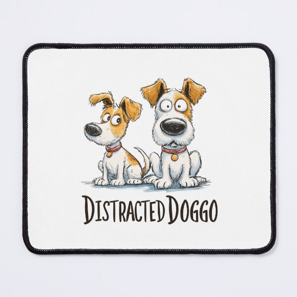 Item preview, Distracted Doggo - Funny & Curious Dogs designed and sold by hamishby.