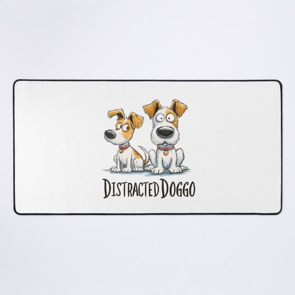 Item preview, Distracted Doggo - Funny & Curious Dogs designed and sold by hamishby.