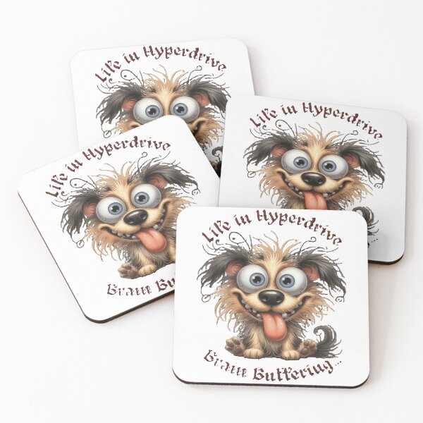Item preview, Life in Hyperdrive, Brain Buffering... designed and sold by InspoDrip-ArtStudio.