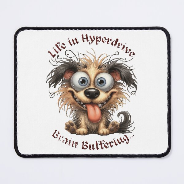 Item preview, Life in Hyperdrive, Brain Buffering... designed and sold by InspoDrip-ArtStudio.