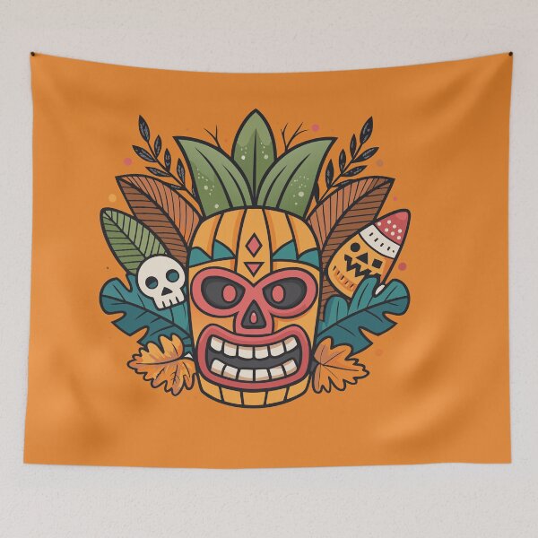 Item preview, Tiki Halloween designed and sold by bihtti.