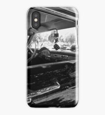 Black Car Interior iPhone Case