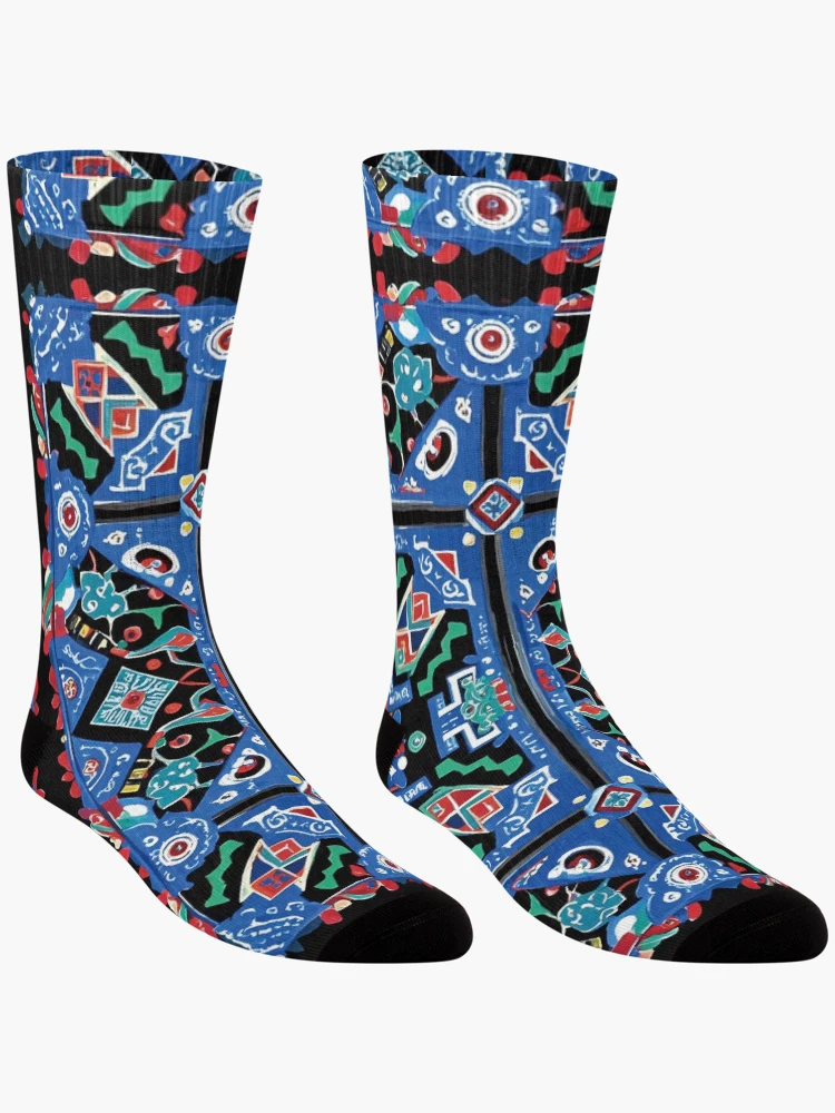Thumbnail 3 of 5, Socks, Geometric Pattern designed and sold by Kayslab.