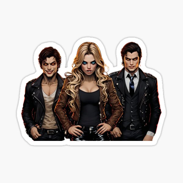 Aperçu de l'œuvre Trio de vampires créée et vendue par ArtisticDesignsbyLinda.