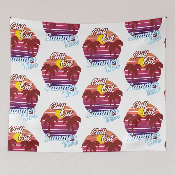 Item preview, Chill out summertime sunset palm trees holiday beach party designed and sold by FoxyS.